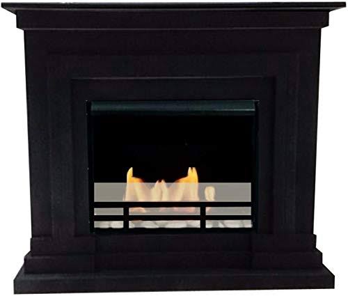 Berlin Premium Royal Granite Black Bio Ethanol Fireplace